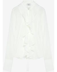McQueen - Ruffled Shirt - Lyst