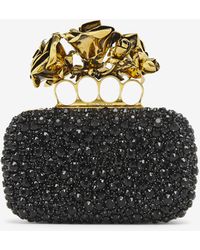 McQueen - Rose Knuckle Clutch - Lyst
