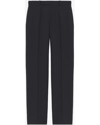McQueen - Wool Mohair Tailored Trousers - Lyst