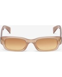 McQueen - T-Bar Rivet Panthos Sunglasses - Lyst