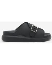 McQueen - Hybrid Buckle Sandal - Lyst