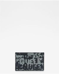 Alexander McQueen - Mcqueen Graffiti Card Holder - Lyst