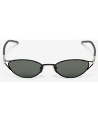 McQueen - T-Bar Sleek Cat-Eye Sunglasses - Lyst