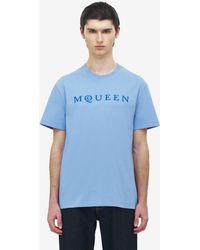 McQueen - T-Shirt Mit Mcqueen Logo - Lyst