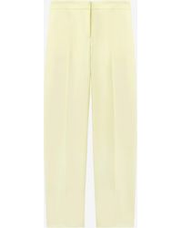 McQueen - Wool Gabardine Cigarette Trousers - Lyst