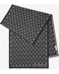 McQueen - Sciarpa Skull - Lyst