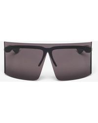 McQueen - Oversized Visor Sunglasses - Lyst