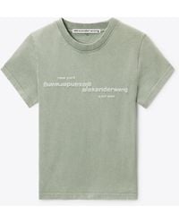 Alexander Wang - Mirrored Logo Tee - Lyst