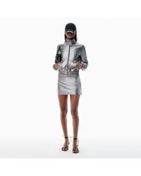 Alexander Wang - Shrunken Zip-Up Jacket - Lyst