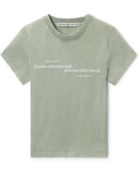 Alexander Wang - Mirrored Logo Tee - Lyst