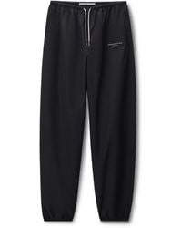 Alexander Wang - Crystal Hotfix Drawcord Mid Rise Track Pant - Lyst