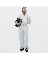 Alexander Wang - Crystal Hotfix Mid-Rise Relaxed Sweatpant - Lyst