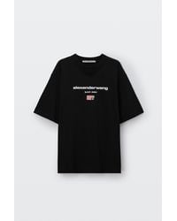 Alexander Wang - Logo Graphic Short Sleeve Tee - Lyst