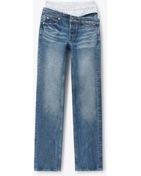 Alexander Wang - Boxer Drop Waistband Slim Jean - Lyst