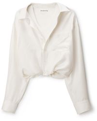 Alexander Wang - Silk Layered Cami Shirt Top - Lyst