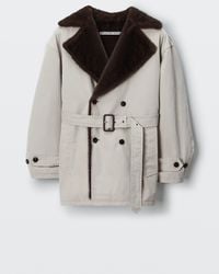 Alexander Wang - Faux Fur Lined Oversized Trench Coat - Lyst