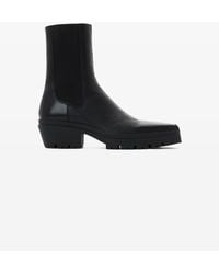 Alexander Wang - Terrain Crackle Patent Leather Moto Boot - Lyst