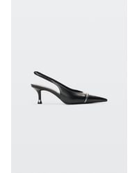 Alexander Wang - Slasher 65Mm Zip Slingback - Lyst