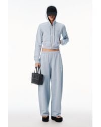 Alexander Wang - Crystal Mid Rise Relaxed Sweatpant - Lyst