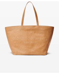 Alexander Wang - Beige Leather Punch Tote - Lyst