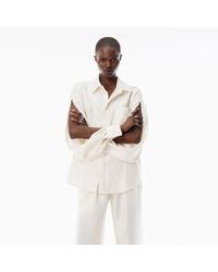 Alexander Wang - Silk Slashed Sleeve Shirt - Lyst