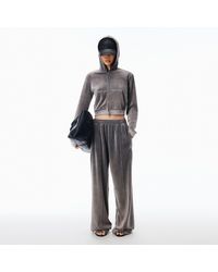 Alexander Wang - Mid-Rise Belted Sweatpant - Lyst
