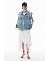 Alexander Wang - Regen Denim Oversized Vest - Lyst