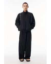 Alexander Wang - Perforated Logo Mid Rise Track Pant - Lyst
