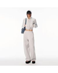 Alexander Wang - Crystal Mid-Rise Relaxed Sweatpant - Lyst