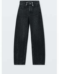 Alexander Wang - Crystal Hotfix Belt Loop Mid-Rise Relaxed Jean - Lyst