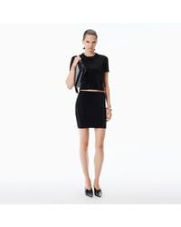 Alexander Wang - Wool-Blend Hotfix Miniskirt - Lyst