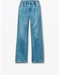 Alexander Wang - Logo-Embossed Balloon Jeans - Lyst