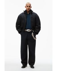 Alexander Wang - Elasticated Tailored Trouser In Twill - Lyst