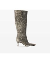 Alexander Wang - Crackle Leather Vera Boot - Lyst
