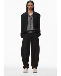 Alexander Wang - Wool Tailored Trouser With Money Clip - Lyst