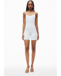 Alexander Wang - Cami Bodysuit In Ribbed Jersey - Lyst