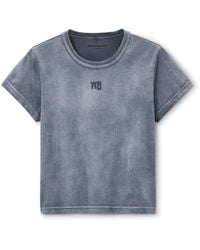 Alexander Wang - Puff Logo Shrunken Tee - Lyst