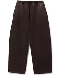 Alexander Wang - Crystal Hotfix Mid Rise Oversized Sweatpant - Lyst