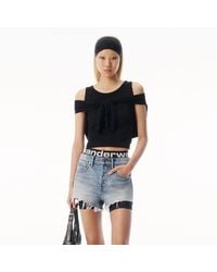 Alexander Wang - Draped Cardigan Tank Top - Lyst