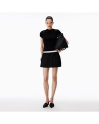 Alexander Wang - Logo Elastic Mid-Rise Skirt - Lyst
