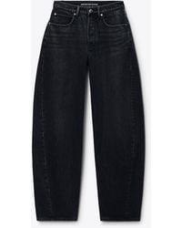 Alexander Wang - Blow Up Crystal Hotfix Logo Pocket Jean - Lyst