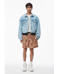 Alexander Wang - Coin Boxer Short In Washed Cupro - Lyst