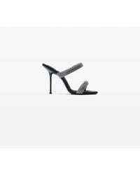 Alexander Wang - Crystal Hotfix Julie Tubular Sandals - Lyst