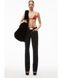 Alexander Wang - Fly High-rise Stacked Jean In Denim - Lyst