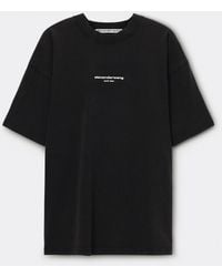 Alexander Wang - Logo Print Short Sleeve Tee - Lyst