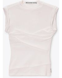 Alexander Wang - Twisted Bust Layered Tank - Lyst