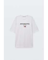 Alexander Wang - Logo Graphic Short Sleeve Tee - Lyst