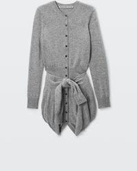 Alexander Wang - Pre-Styled Tied Sleeve Cardigan Dress - Lyst