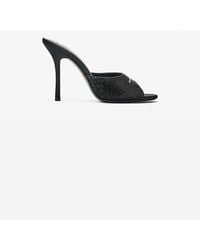 Alexander Wang - Cher 105Mm Crystal Hotfix Mule - Lyst