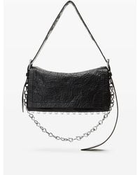 Alexander Wang - Black Leather Ricco Medium Flap Bag - Lyst